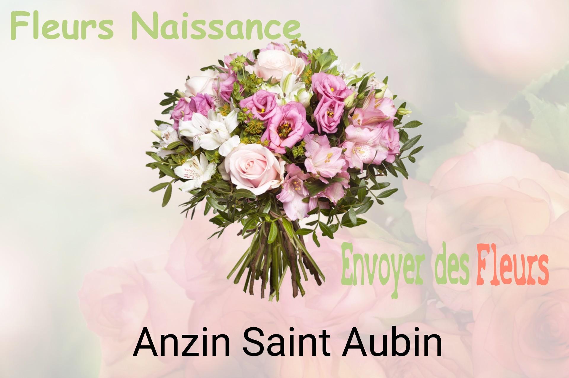 Bouquet de fleurs de naissance livré à Anzin-Saint-Aubin